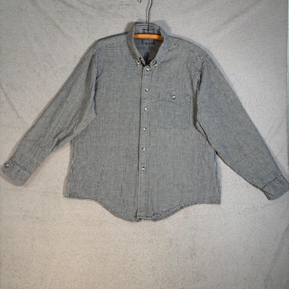 Lord & Taylor Other - Lord and Taylor Flannel Shirt Mens XL Gingham Check‎ Button Down 100% Cotton